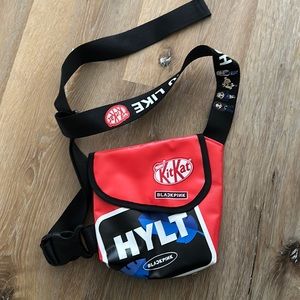 Black pink HYLT Crossbody bag